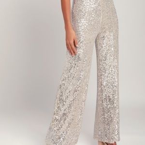 lulus sequin jumpsuit